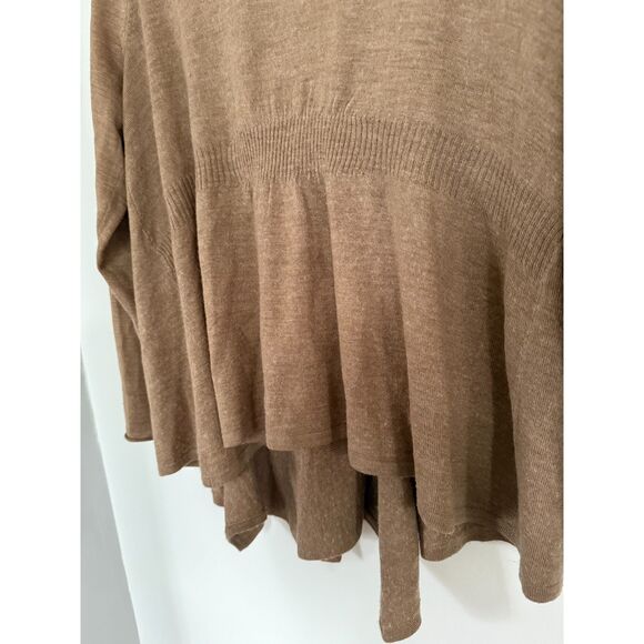 Lane Bryant Wool Blend Lightweight Cardigan Sz 18/20 Tan - Picture 5 of 5